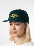 Бейсболка HOOD арт. 100-MWL076-CA062-FR Oakland Name (темно-зеленый)